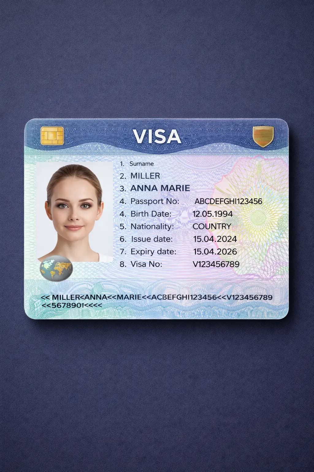Green Card Photo