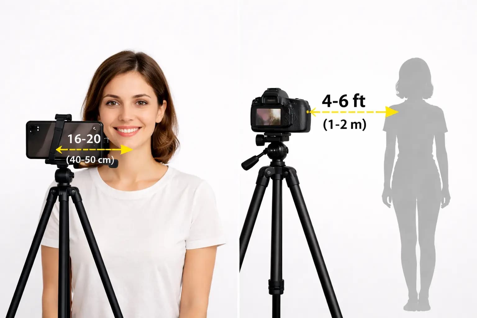 Tip 1 example: proper camera distance for passport photo